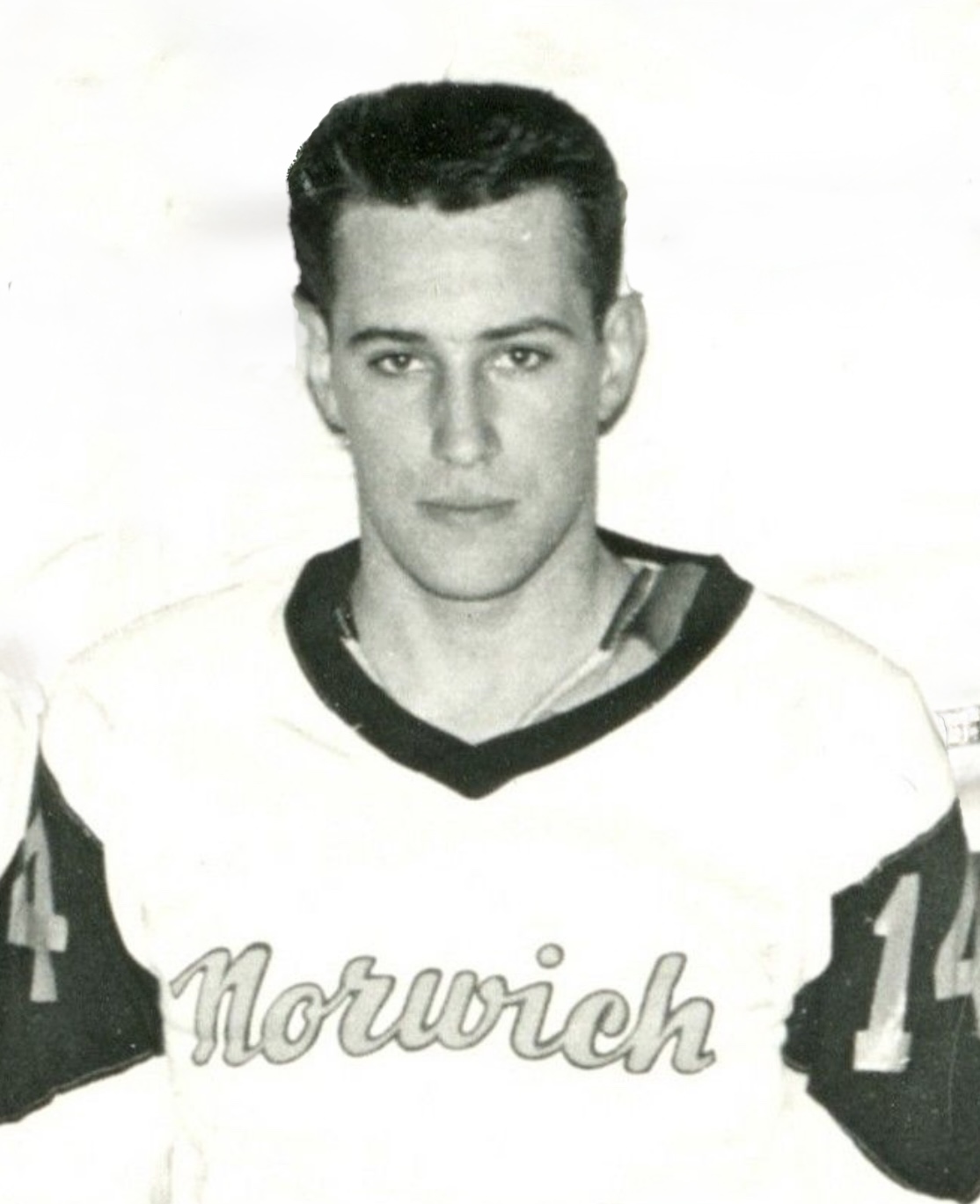 Bob Priestley in a Norwich hockey photo