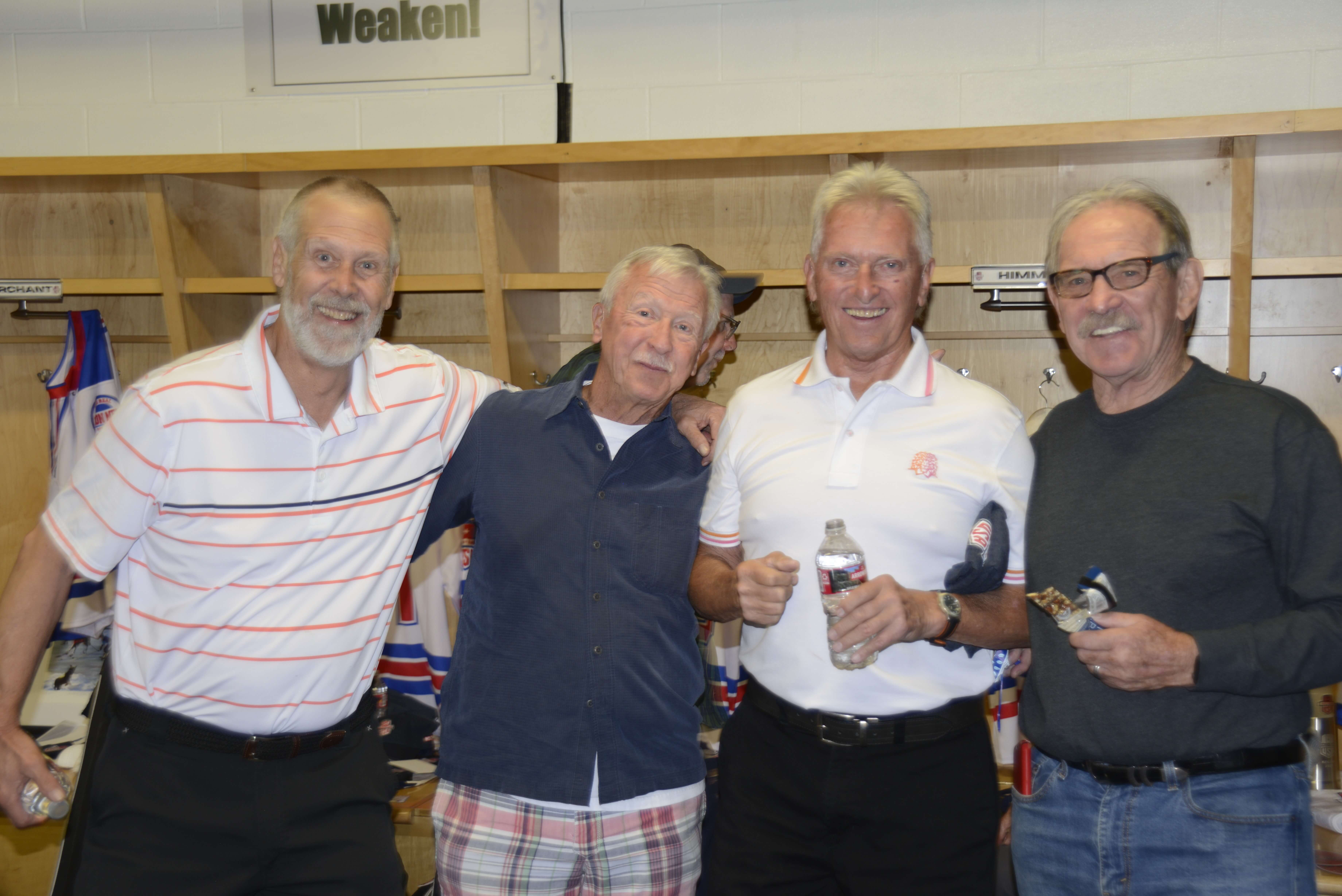 Don Cameron with Oldtimers team