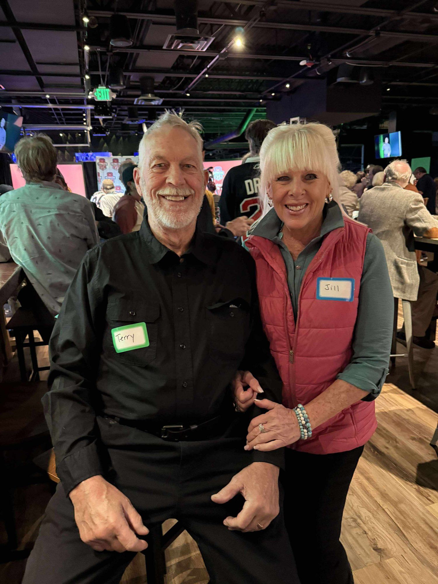 Terry Harper at the 2025 USA 80+ Hockey Hall of Fame Induction Ceremony